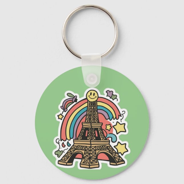 Eiffel Tower Keychain (Front)