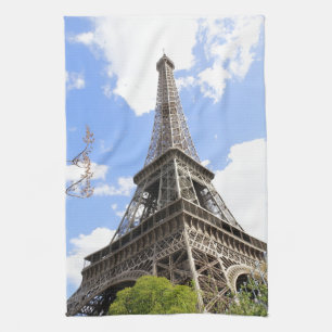 Eiffel tower kitchen towel