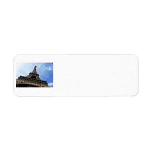 Eiffel Tower Label