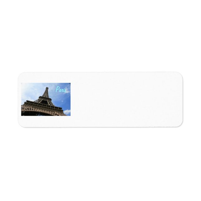 Eiffel Tower Label (Front)