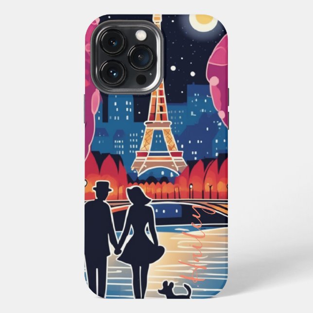 Eiffel Tower Landmark of Paris iPhone Case (Back)