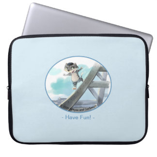 Eiffel Tower Laptop Sleeve - Fun (Various Sizes)