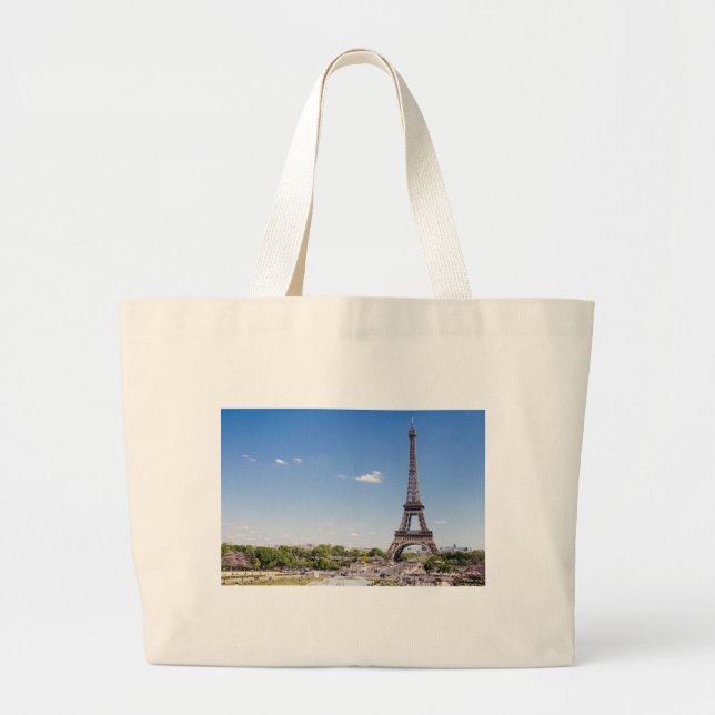 eiffel-tower large tote bag (Front)