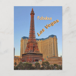 Eiffel Tower Las Vegas Postcard