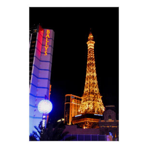 Eiffel Tower Las Vegas United States of America Poster