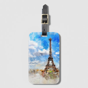 Eiffel Tower Luggage Tag