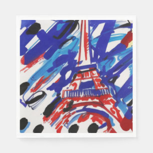 Eiffel Tower Napkin