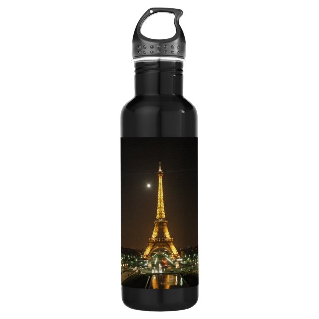 Eiffel Tower @ Night 710 Ml Water Bottle (Front)