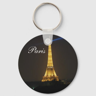 Eiffel Tower night Keychain
