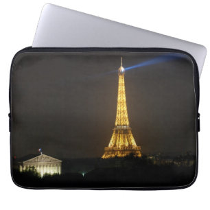 Eiffel Tower night Laptop Sleeve