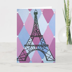 Eiffel Tower Note Card