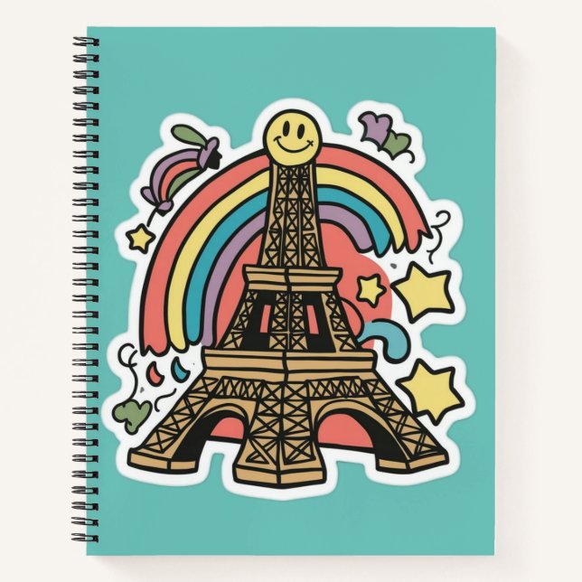 Eiffel Tower Notebook (Front)