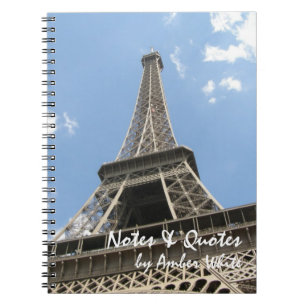 Eiffel Tower Notebook