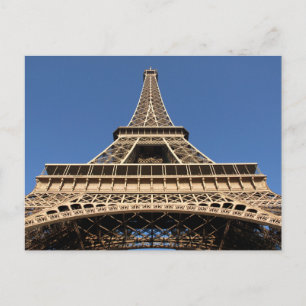 Eiffel tower of Paris in France Postcard