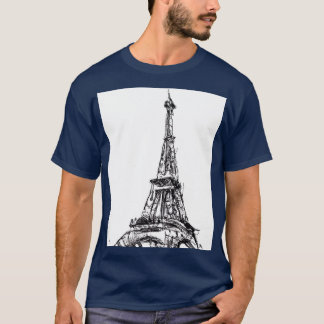 Eiffel Tower Painting 1 T-Shirt