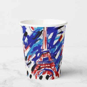Eiffel Tower Paper Cups