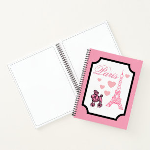 Eiffel Tower Paris Art Sketchbook  Notebook