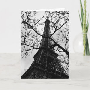 Eiffel Tower Paris Blank All Occassions Greetings Card