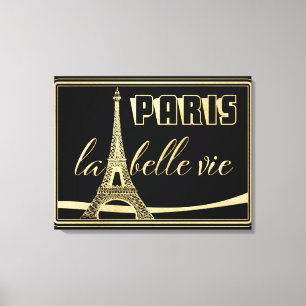 Eiffel Tower Paris Canvas Print