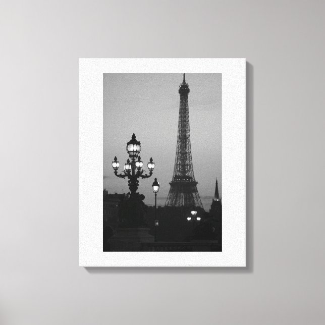 Eiffel Tower Paris Canvas Print (Front)
