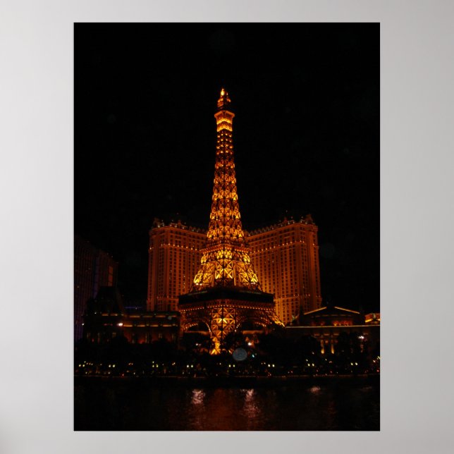 Eiffel Tower, Paris Casino, Las Vegas, NV Poster (Front)