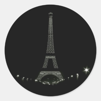 Eiffel Tower Paris Classic Round Sticker