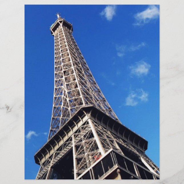 Eiffel Tower Paris Europe Travel (Front)