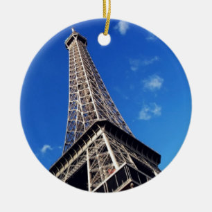 Eiffel Tower Paris Europe Travel Ceramic Ornament