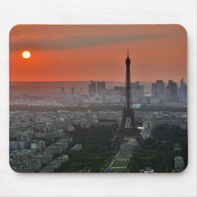 Eiffel Tower Paris Europe Travel Mouse Pad (Front)