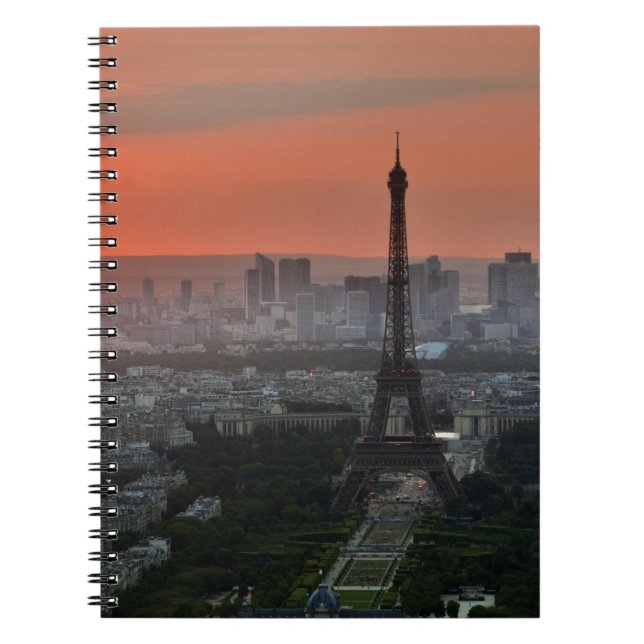 Eiffel Tower Paris Europe Travel Notebook (Front)
