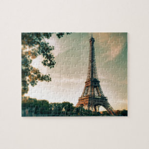 Eiffel Tower Paris Europe Travel Photo Jigsaw Puzzle
