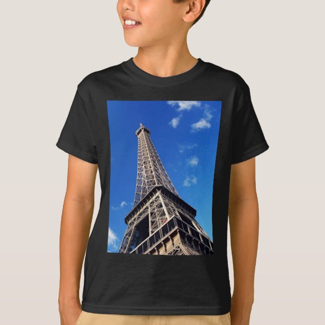 Eiffel Tower Paris Europe Travel T-Shirt (Front)