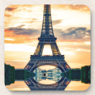 Eiffel Tower Paris Evening European Travel Coaster