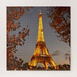 Eiffel Tower - Paris - France - 20x20 - 676 pc Jigsaw Puzzle