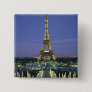 Eiffel Tower, Paris, France 2 Inch Square Button