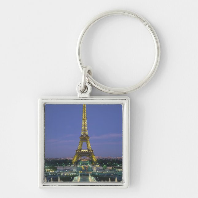 Eiffel Tower, Paris, France 2 Keychain (Front)