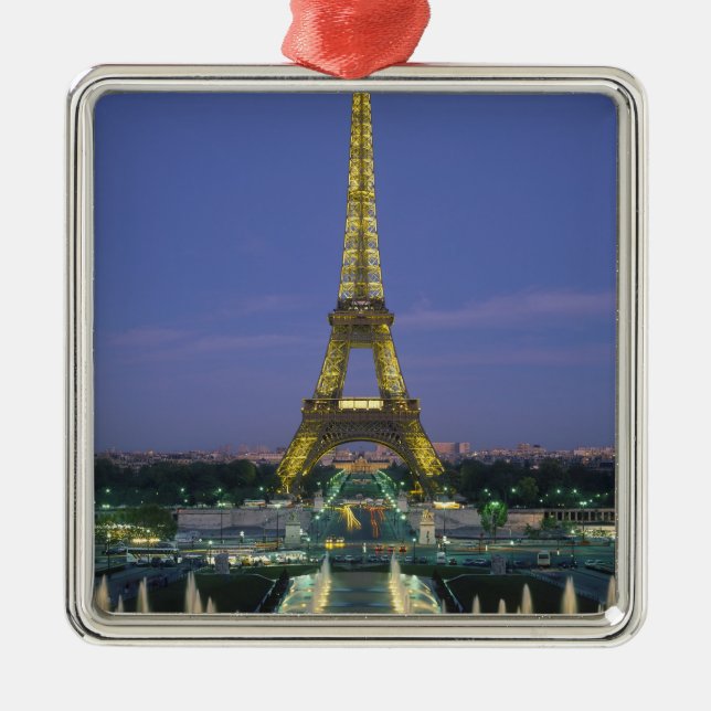 Eiffel Tower, Paris, France 2 Metal Ornament (Front)