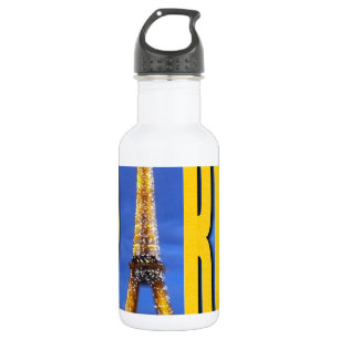 Eiffel Tower Paris France 532 Ml Water Bottle