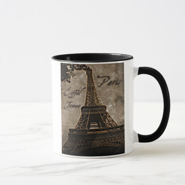 Eiffel Tower, Paris France Art Mug (Right)