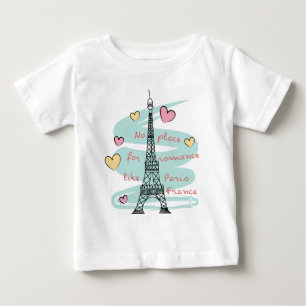 Eiffel Tower Paris France Baby T-Shirt