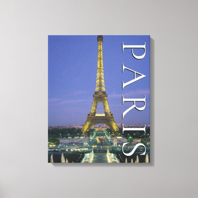 Eiffel Tower | Paris, France Canvas Print (Front)