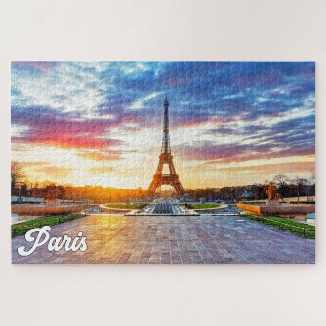 Eiffel Tower, Paris, France Jigsaw Puzzle (Horizontal)