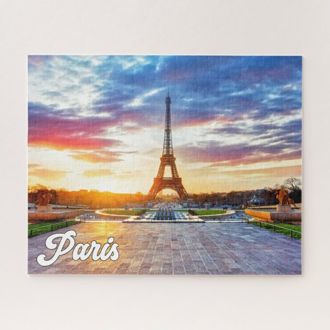 Eiffel Tower, Paris, France Jigsaw Puzzle (Horizontal)