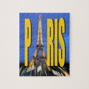 Eiffel Tower Paris France Jigsaw Puzzle