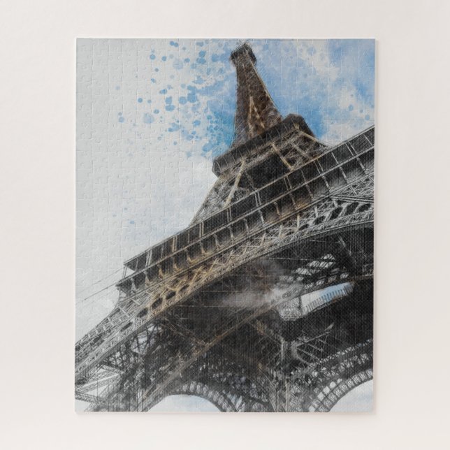 Eiffel Tower Paris France Jigsaw Puzzle – Travel  (Vertical)
