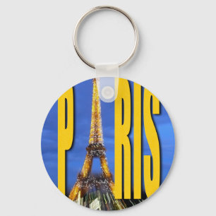 Eiffel Tower Paris France Keychain