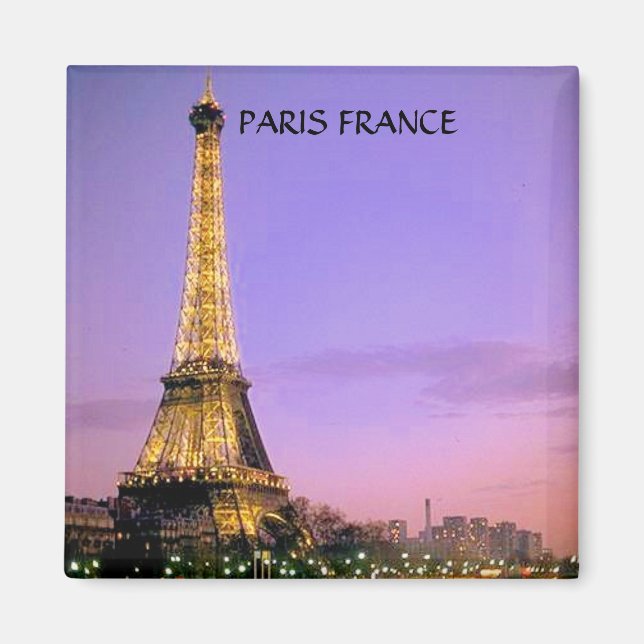 EIFFEL TOWER, PARIS FRANCE MAGNET (Front)