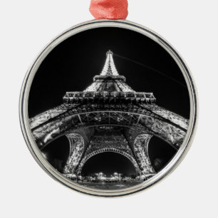 Eiffel Tower Paris France Metal Ornament