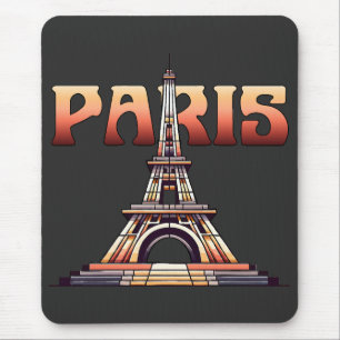 Eiffel Tower Paris France Mouse Pad
