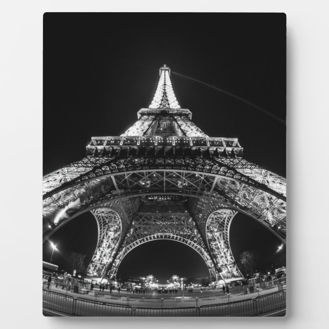 Eiffel Tower Paris France Plaque (Front)